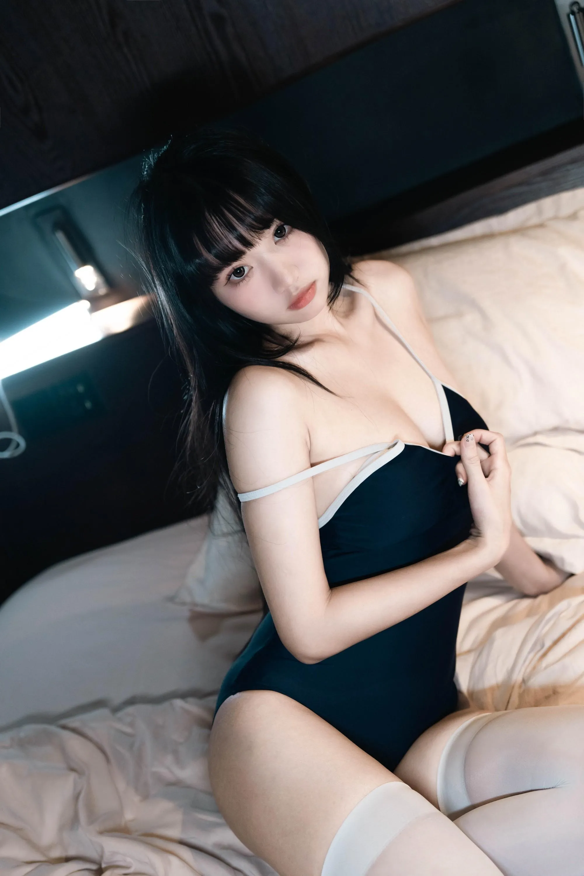 柒柒要乖额 – NO.043 白丝死库水 [140P]插图8